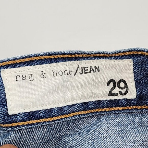 Rag and Bone Women's 100% Cotton Distressed Slim Fit Denim Shorts - 29 - Picture 4 of 8